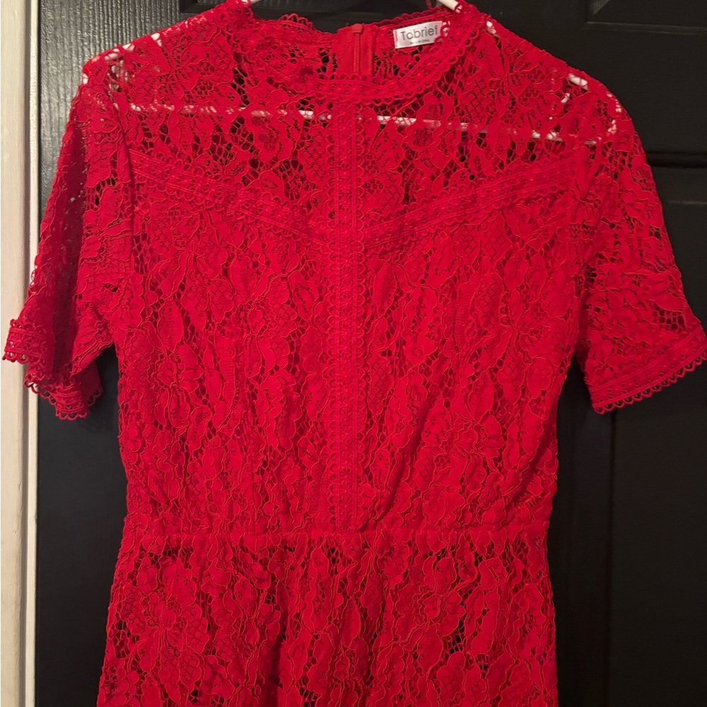 Red Lace Dress
